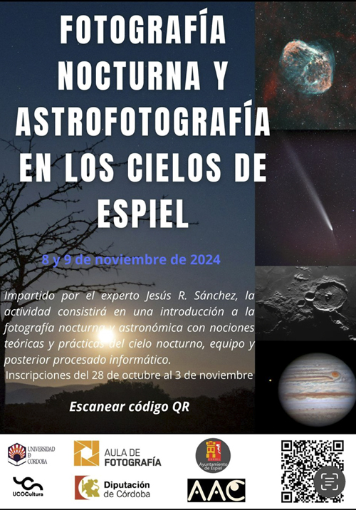 CURSO DE ASTROFOTOGRAFÍA EN ESPIEL